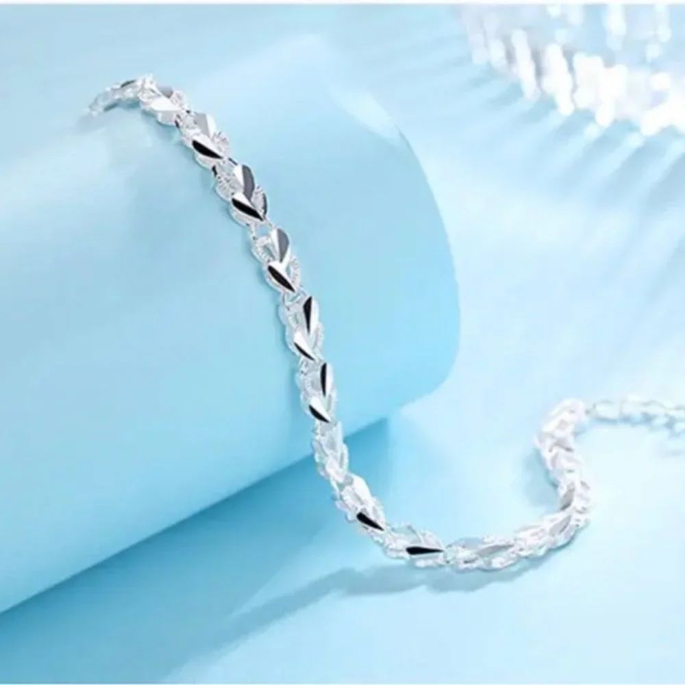 925 Sterling Silver Bracelets Zircon Charm Women Bracelets Silver 925 Jewelry - Picture 5 of 6